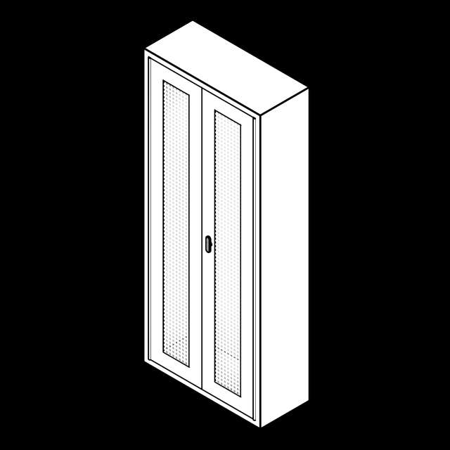 SSG Cabinet Weapon Oversize PCS 361584 Perforated Doors