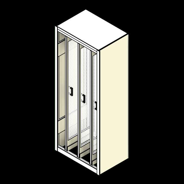 SSG Industrial Slide Out Panels PCS Closed Starter Upright