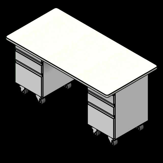SSG Desk Educational Teacher PCS Double 60x30