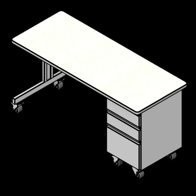 SSG Desk Educational Teacher PCS Single 60x24