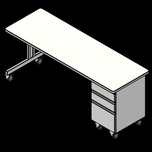 SSG Desk Educational Teacher PCS Single 72x24