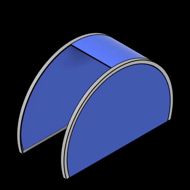 SSG Bike Locker Semicircle PCS Open
