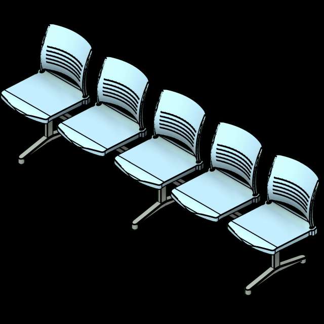 SSG Seat Tandem Armrests PPL 5 Seats