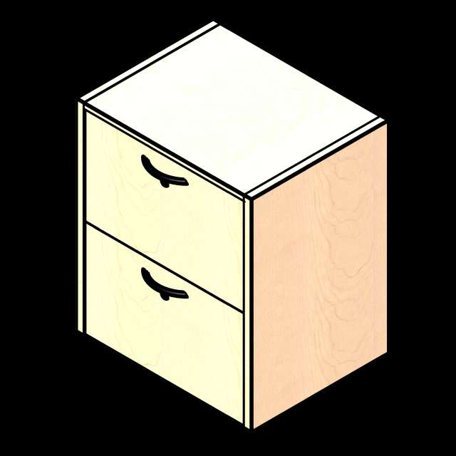 SSG Executive Cabinet Lateral File LAM 2 Drawer