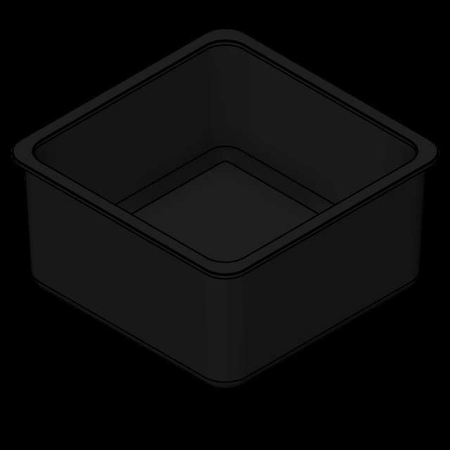 SSG Sink Single Bowl Drop In EPX 16x16x7 Corner Drain