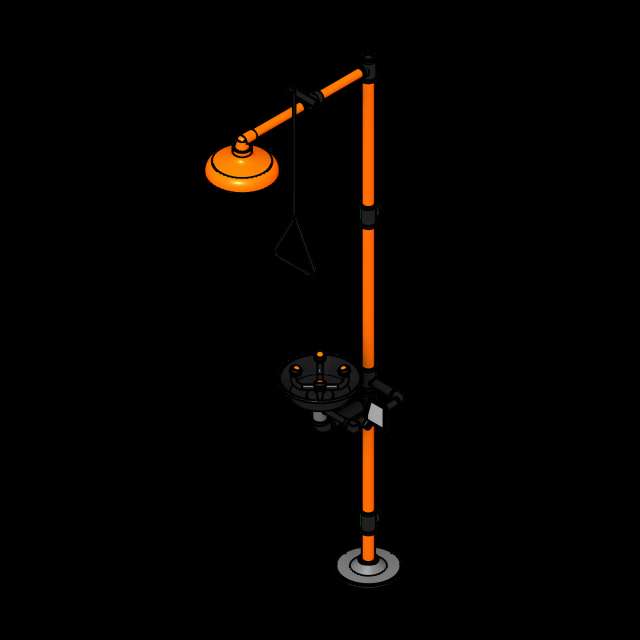  SSG Safety Station Shower Eyewash PLA