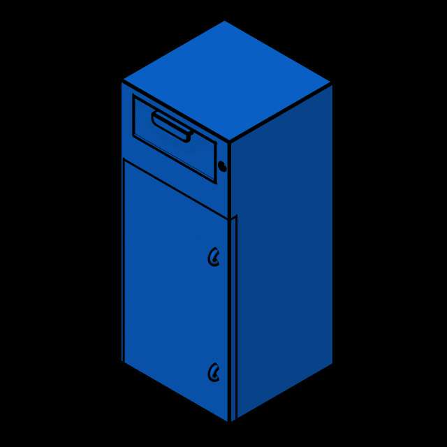 SSG Receptacle Base Medicine PCS 18 Gallon
