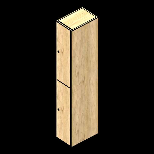 SSG Locker Tiered Club PLY 1 Column 2 Tier