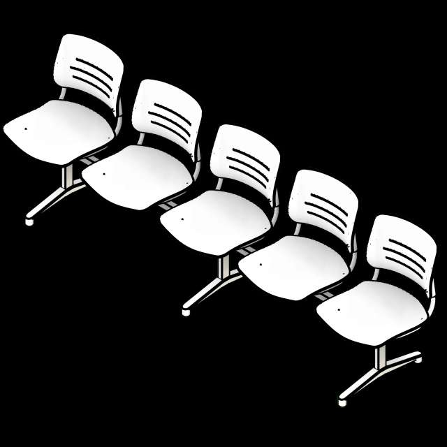 SSG Seat Tandem Lounge Armrests PPL 5 Seats