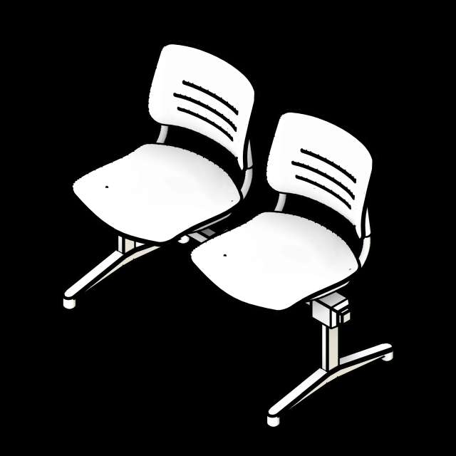 SSG Seat Tandem Lounge Armrests PPL 2 Seats