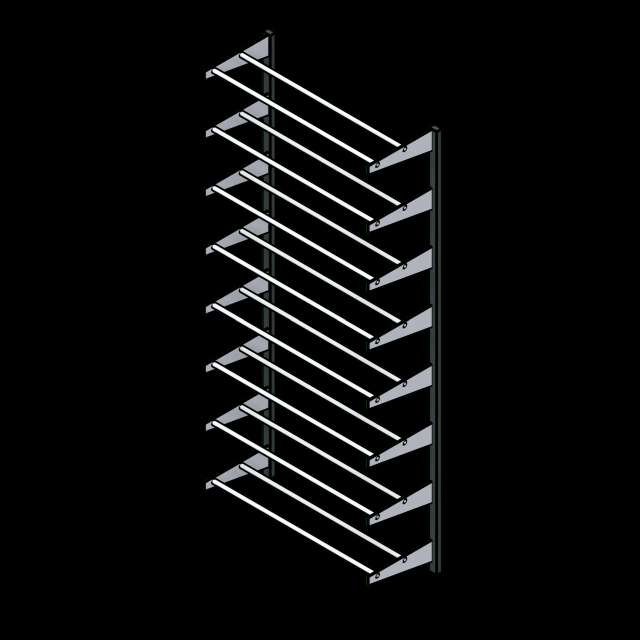 SSG Rack Cantilever Athletic PCS 36x84 8 Levels
