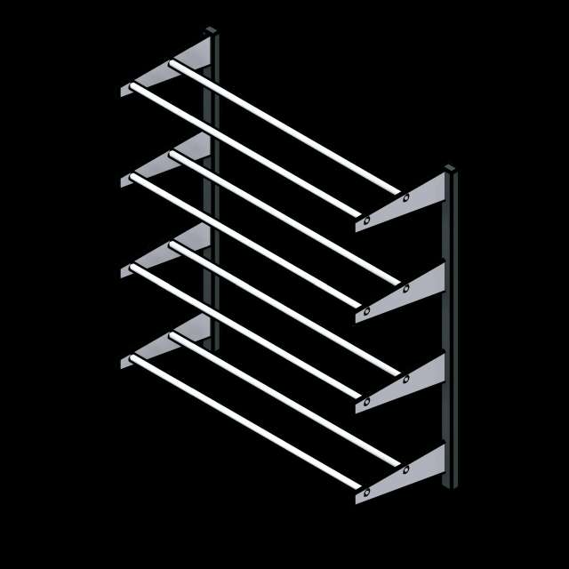 SSG Rack Cantilever Athletic PCS 36x42 4 Levels