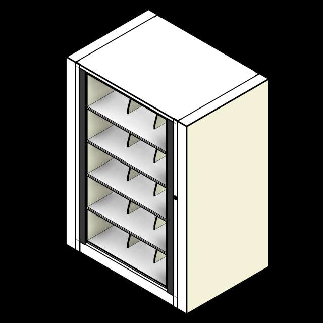 SSG Cabinet File Rotary PCS Starter Legal 5 Shelves