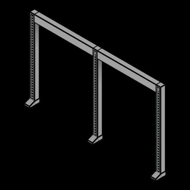  SSG Upright Bench Frame PCS Double