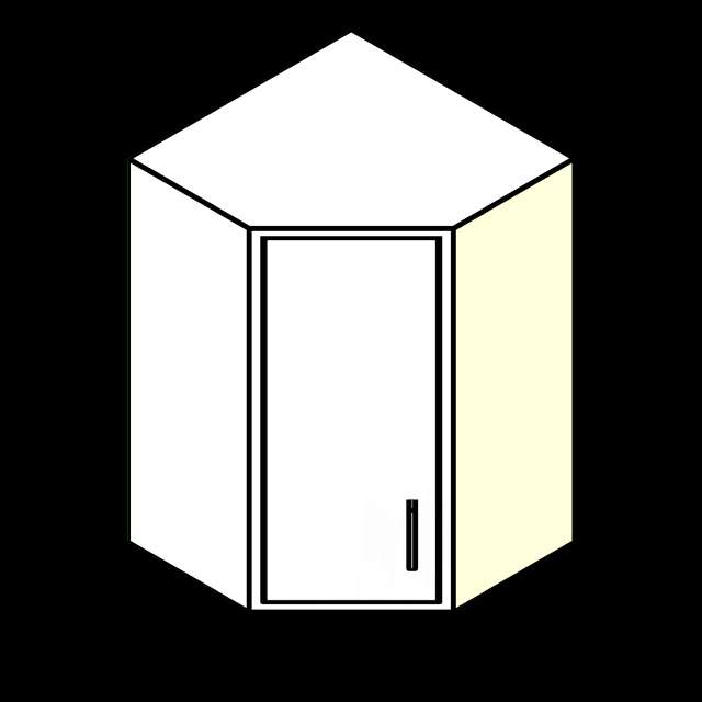  SSG Cabinet Lab Wall Corner Angle PCS Inset Solid Door