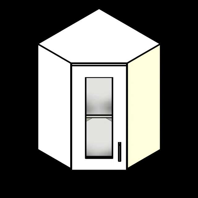  SSG Cabinet Lab Wall Corner Angle PCS Overlay Glass Door