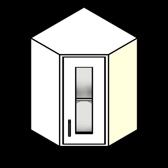  SSG Cabinet Lab Wall Corner Angle PCS Inset Glass Door