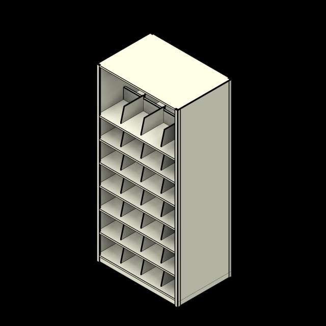 4 Post Letter 7 Tier Double Sided