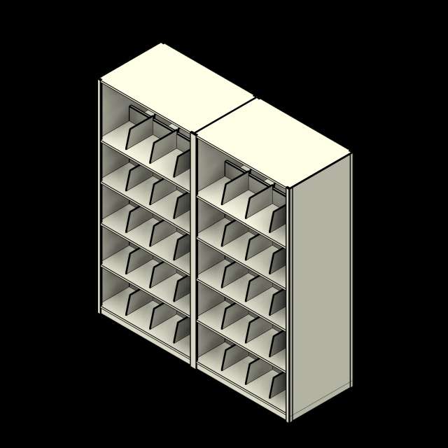 4 Post Binder 2 Unit 5 Tier Double Sided