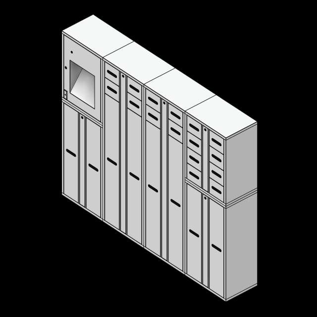 SSG Locker Smart Weapon PCS 24 Door