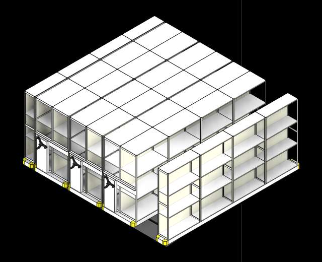 SSG High Density Industrial 4 Post PCS