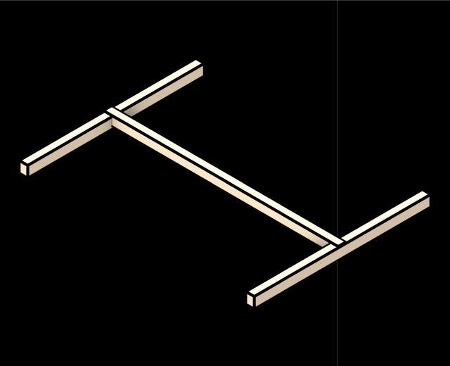 SSG 4-Post Garment Rail PCS