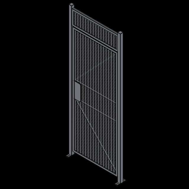 SSG Wire Partition Single Hinged Door WIR