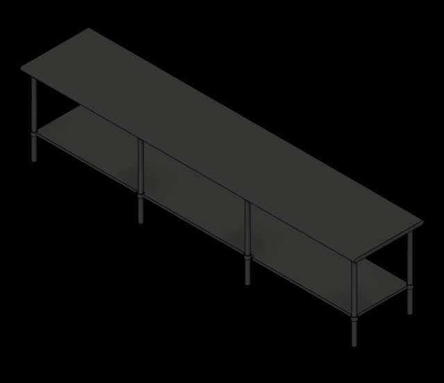  SSG Table SST 144x36x36 Shelf