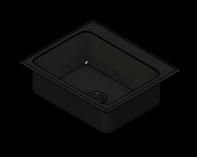 SSG Sink Single Bowl Ledge SST 25x21