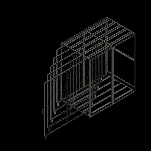  SSG Rack Art 5 Panel PCS Open