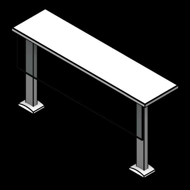 SSG Table Lecture LAM PVC Edge Acrylic Front