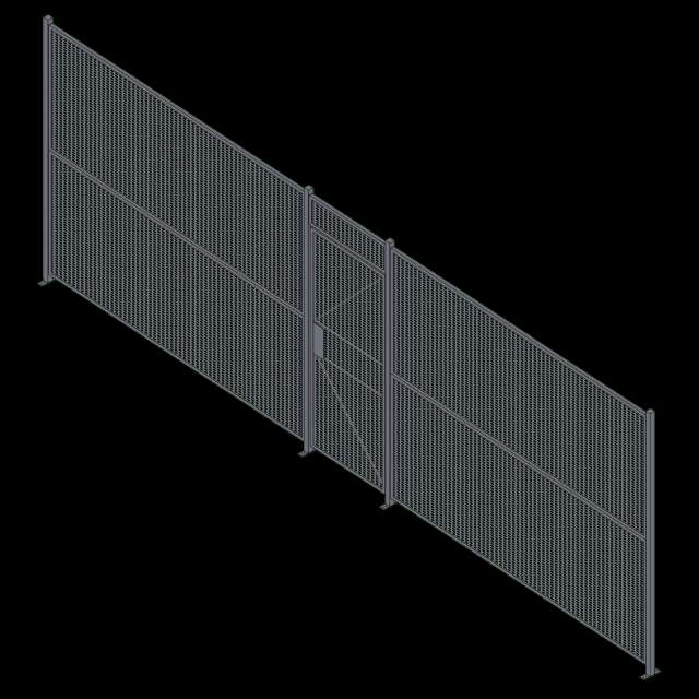 Wire Partition - 1 Sided - Single Hinged - 24 P