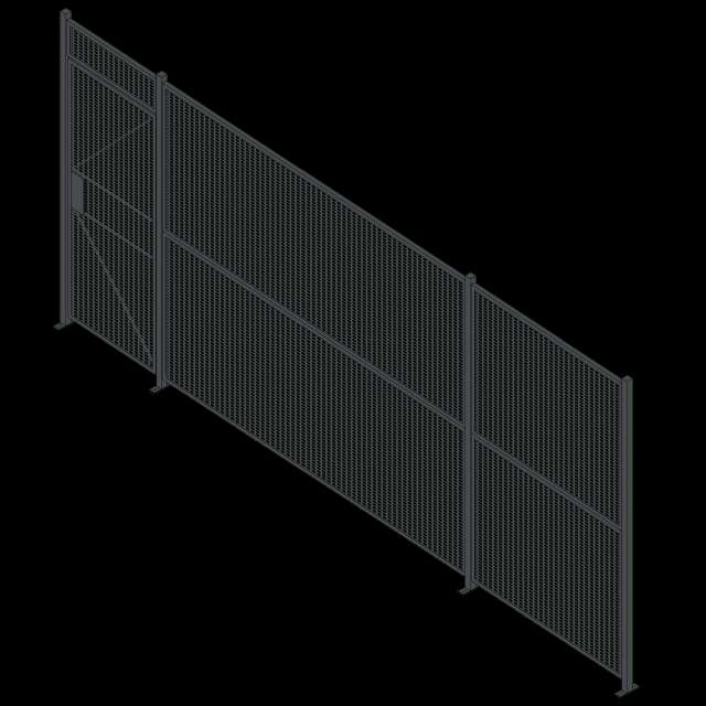 Wire Partition - 1 Sided - Single Hinged - 19 P