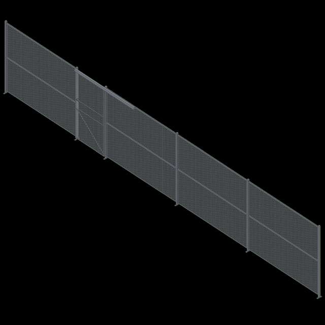 Wire Partition - 1 Sided - Sliding - 45 P