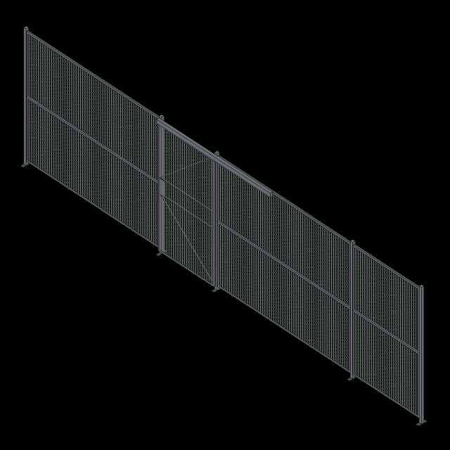 Wire Partition - 1 Sided - Sliding - 30 P