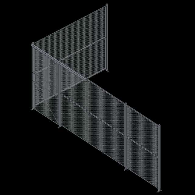 Wire Partition - 2 Sided - Sliding - 30 P