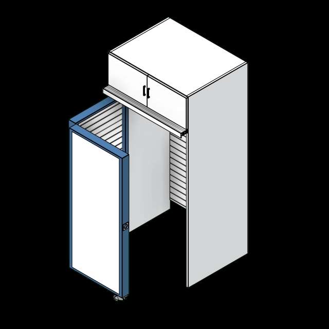  SSG Wall Classroom Storage PCS Left Pivot Wall 90