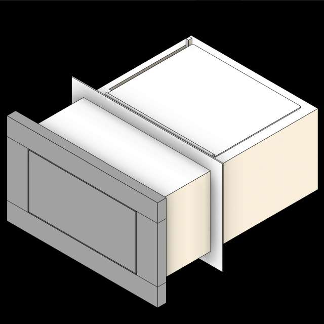 SSG Drawer Pass-Thru Tray PCS P