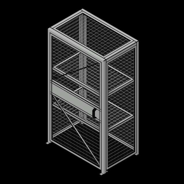 SSG Locker Standalone Wire PWR 48x30 P