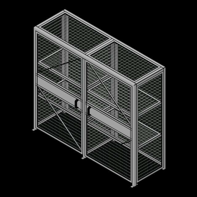 SSG Locker Standalone Wire PWR 96x30 G1