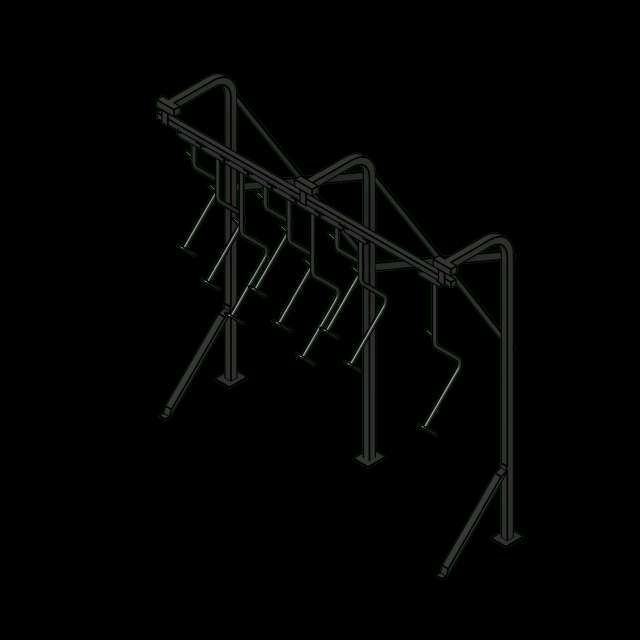 SSG Rack Bike Sliding Hook Floor PCS