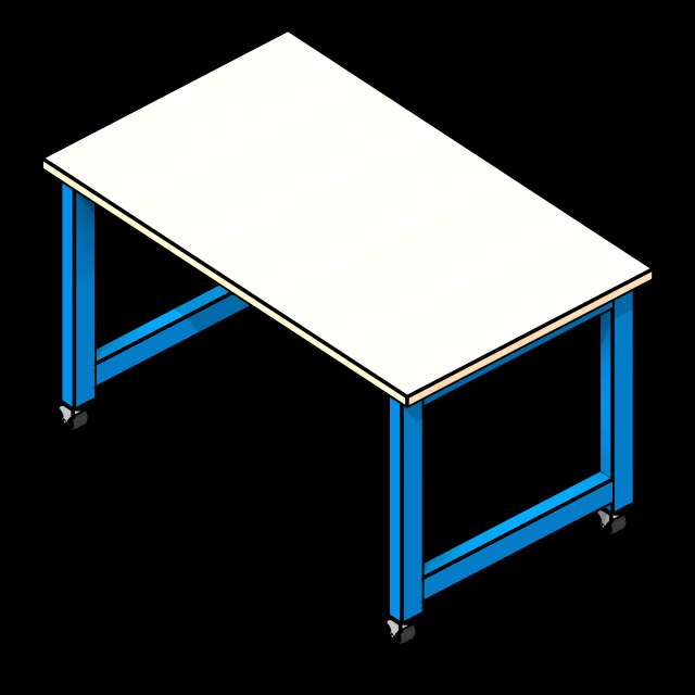  SSG Table EPIC Powder Coated Steel 60x36