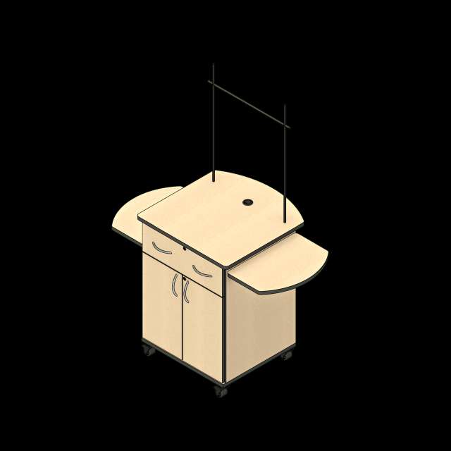 SSG Cabinet 3D Printer Mobile LAM 1 Drawer 2 Door