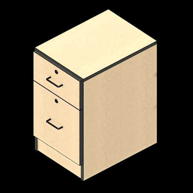  SSG Cabinet Under Desk LAM 1 Drawer 1 File Drawer