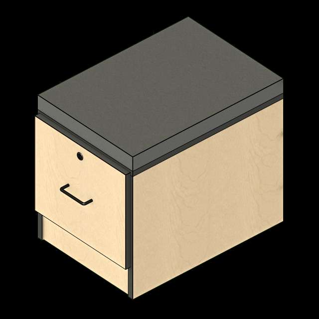  SSG Cabinet Under Desk LAM 1 File Drawer