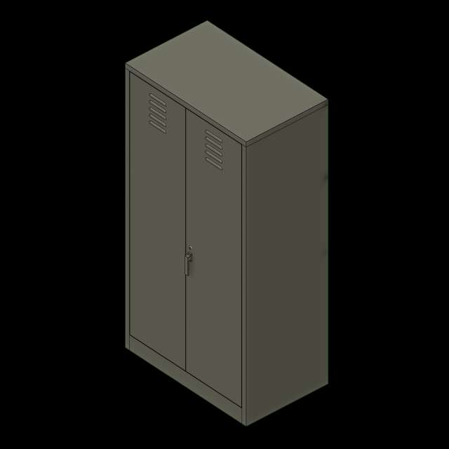  SSG Cabinet Janitor SST 43 Wide Closed