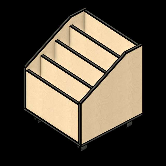  SSG Cart Open Top Book Browse 24 23 24 Casters