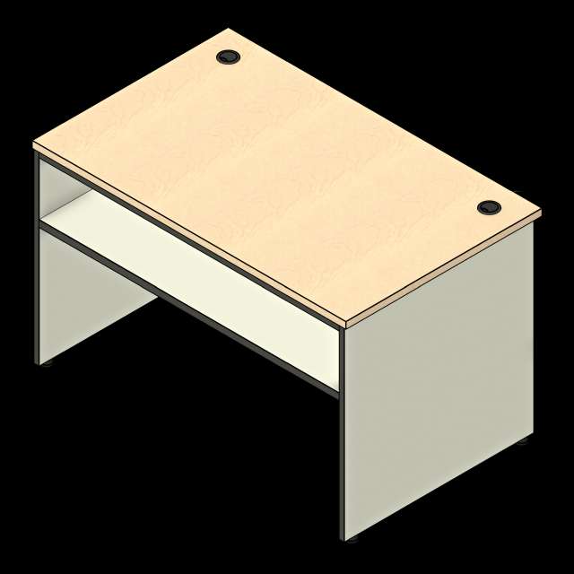 SSG Desk Circulation Rectangle LAM Shelf