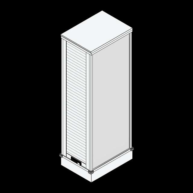SSG Cart Medical Supply ALU Roll Down Door