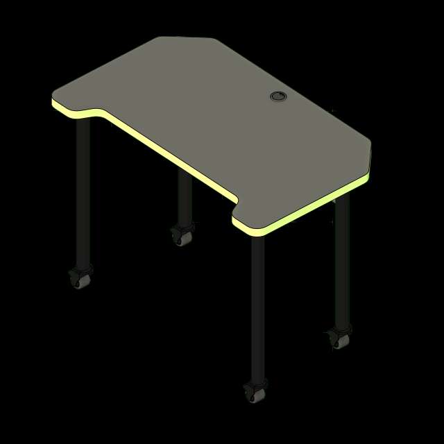 SSG Desk Gamer ESport Mobile LAM Round Casters